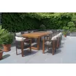 outdoor teak wood  chair  table