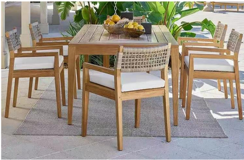 outdoor teak wood  chair  table