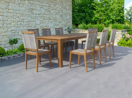 outdoor teak wood  chair  table