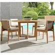 outdoor teak wood  chair  table