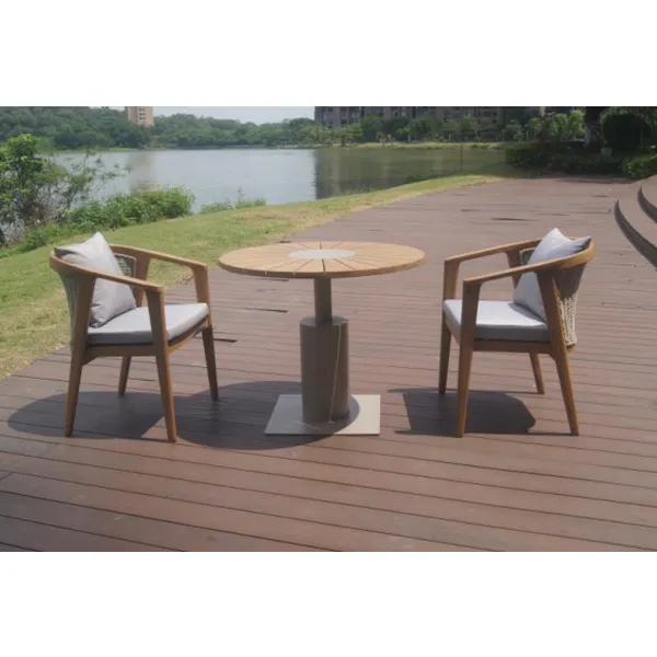 outdoor teak wood  chair  table