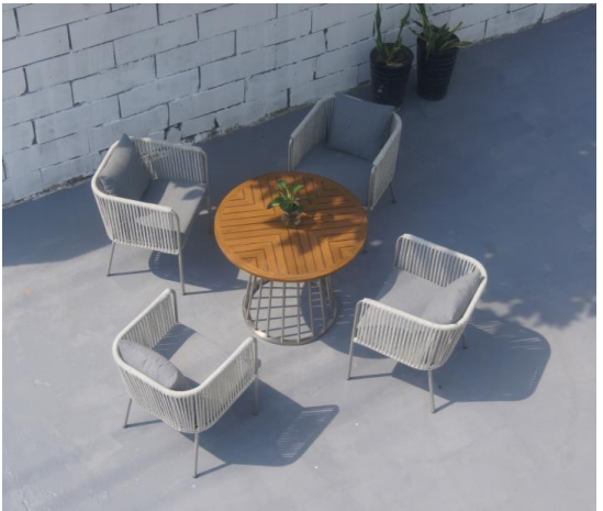 outdoor teak wood  chair  table