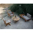 outdoor teak wood  chair  table