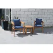 outdoor teak wood  chair  table