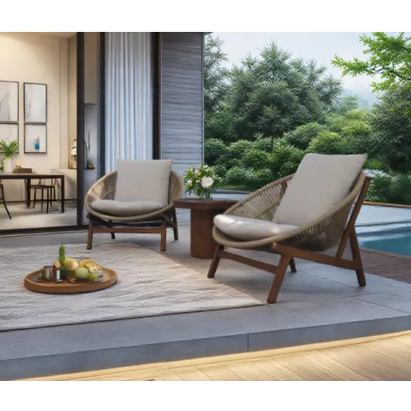 outdoor teak wood  chair  table