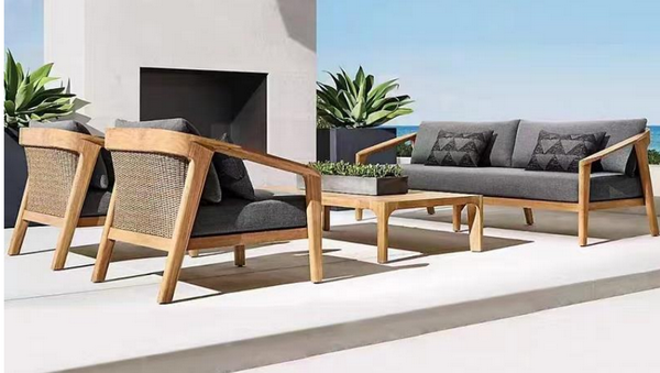 outdoor teak wood  chair  table