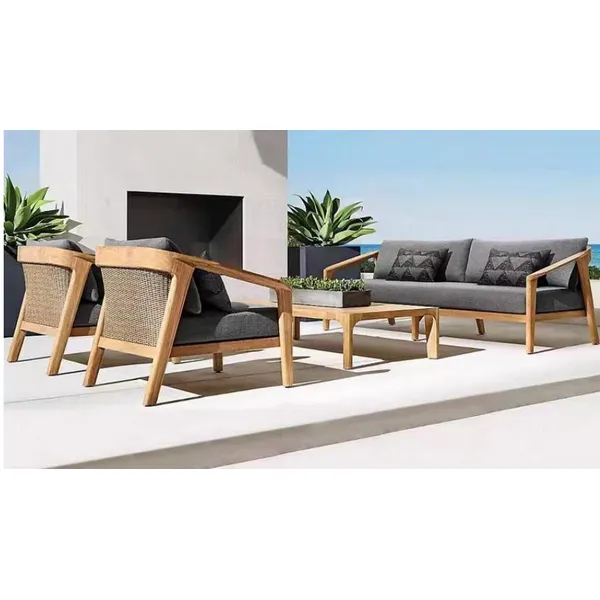 outdoor teak wood  chair  table