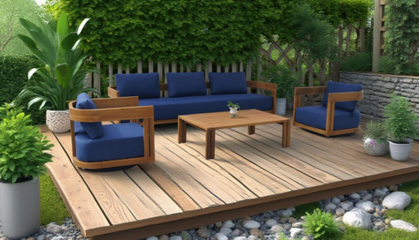 outdoor teak wood  chair  table