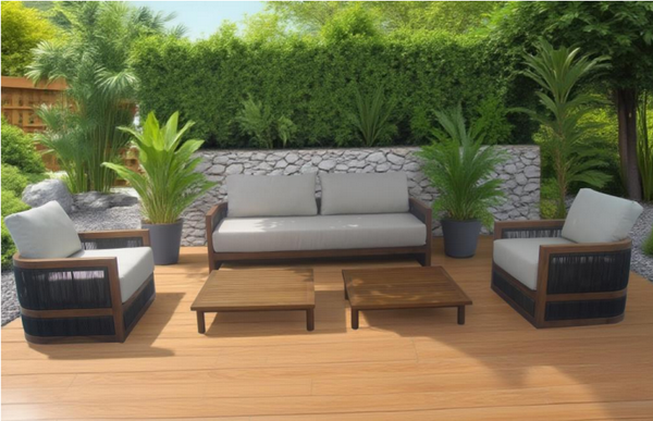 outdoor teak wood  chair  table