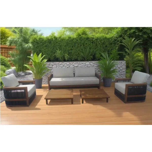 outdoor teak wood  chair  table