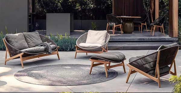 outdoor teak wood  chair  table