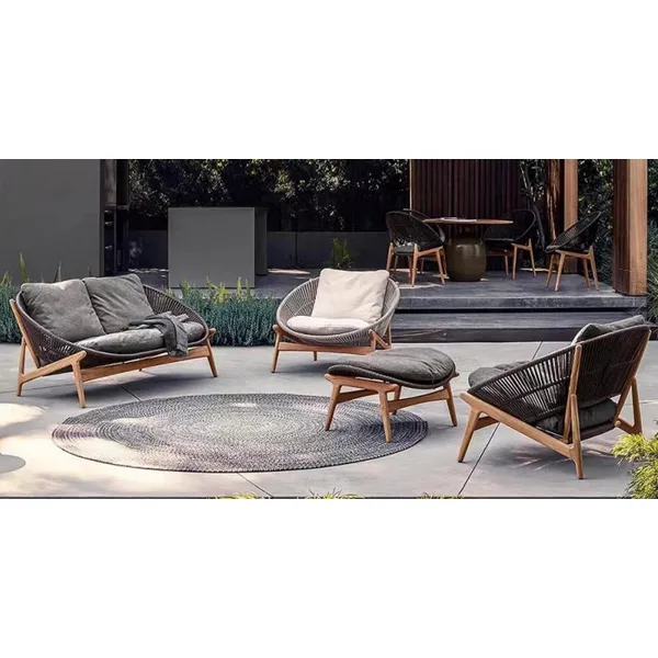 outdoor teak wood  chair  table
