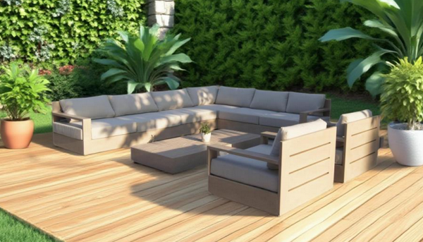 outdoor teak wood  chair  table