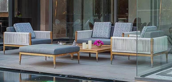 outdoor teak wood  chair  table