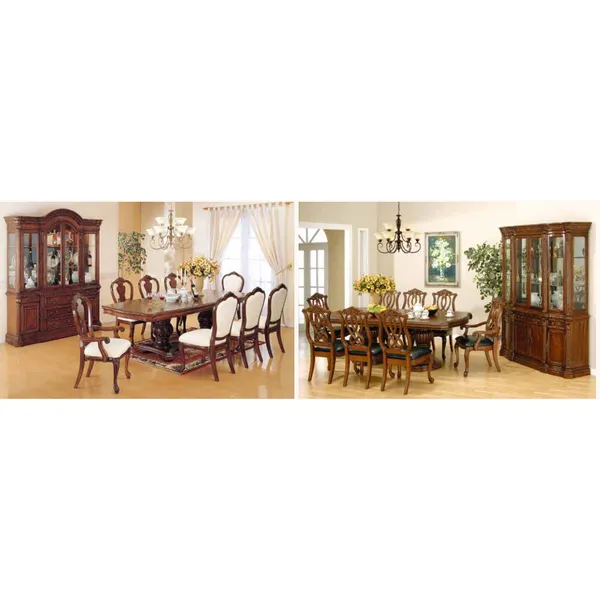 american european  style  furniture dining table chair