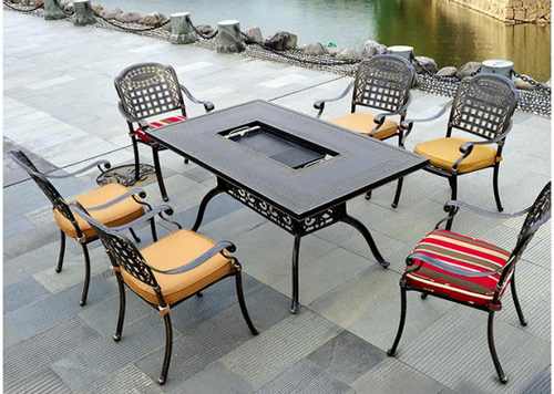 outdoor teak wood  chair  table