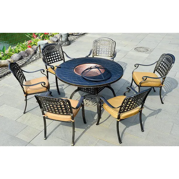 outdoor teak wood  chair  table