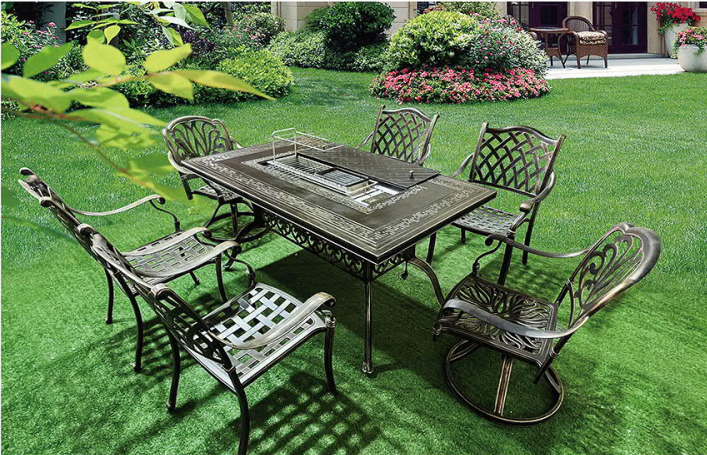 outdoor teak wood  chair  table