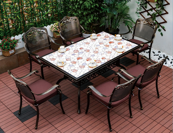 outdoor teak wood  chair  table