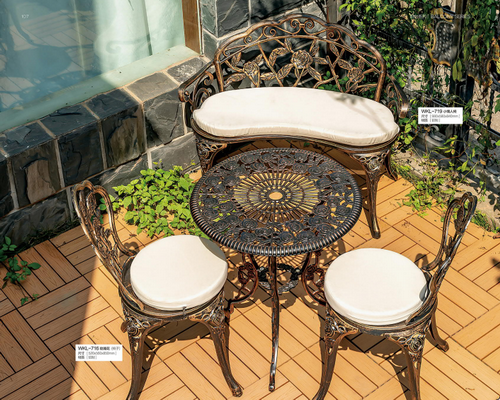 outdoor teak wood  chair  table