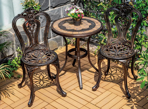 outdoor teak wood  chair  table