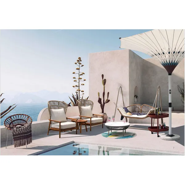 outdoor teak wood  chair  table