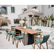 outdoor teak wood  chair  table