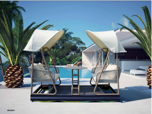 outdoor teak wood  chair  table