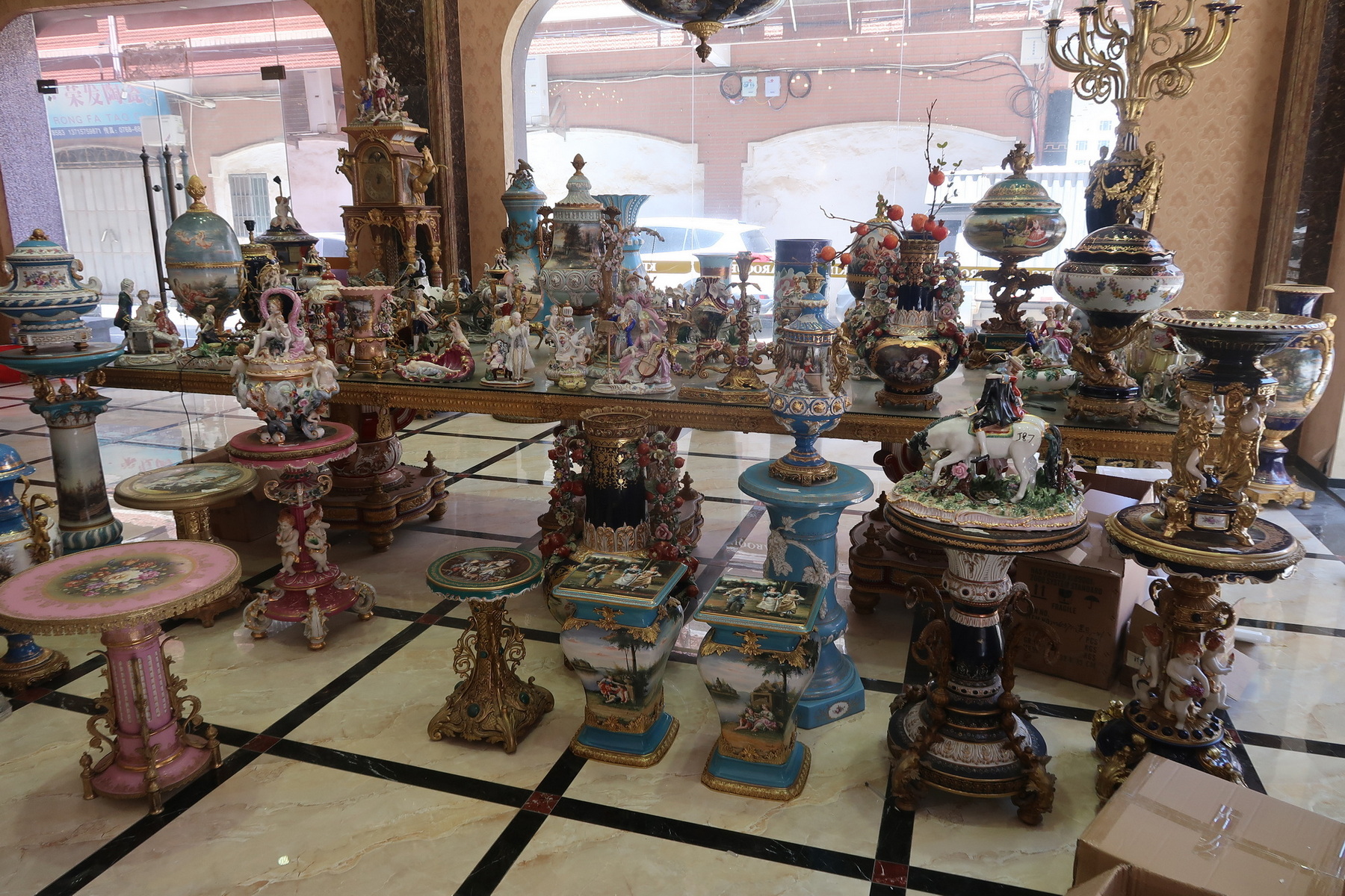 hand painted porcelain 