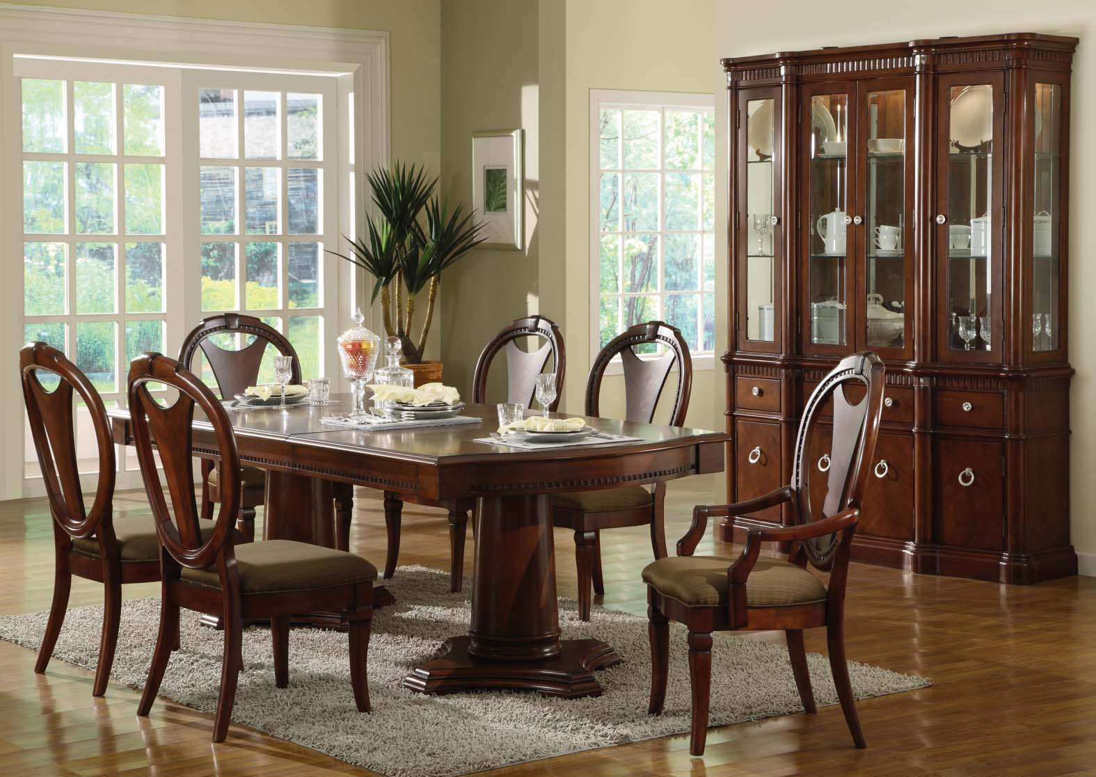 american european  style  furniture dining table chair