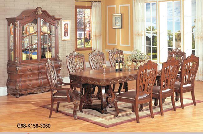 american european  style  furniture dining table chair