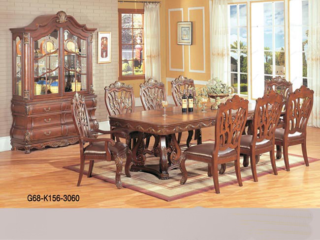 american european  style  furniture dining table chair