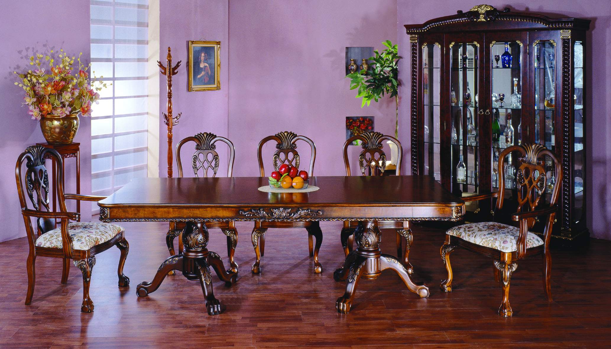 american european  style  furniture dining table chair