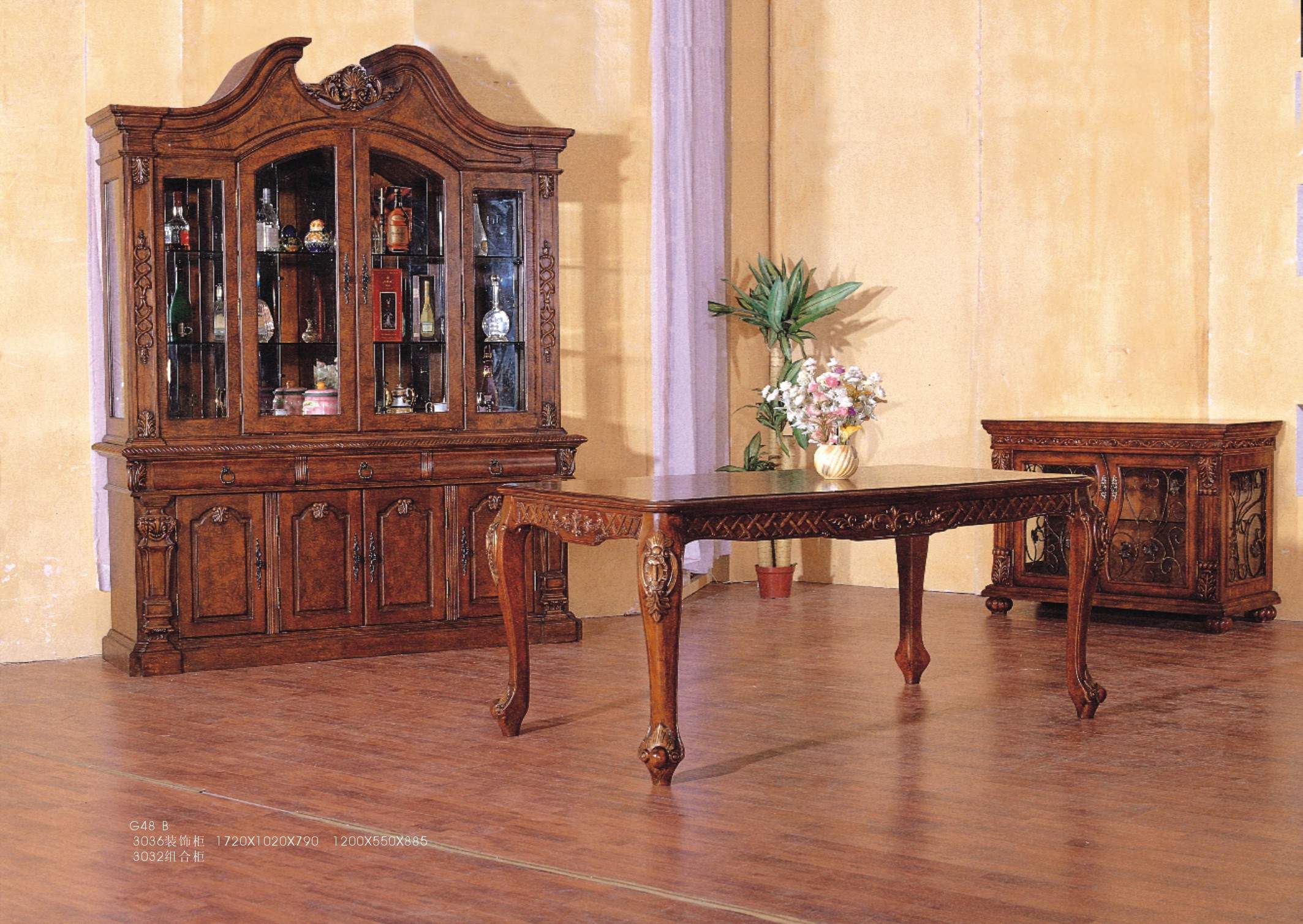 american european  style  furniture dining table chair