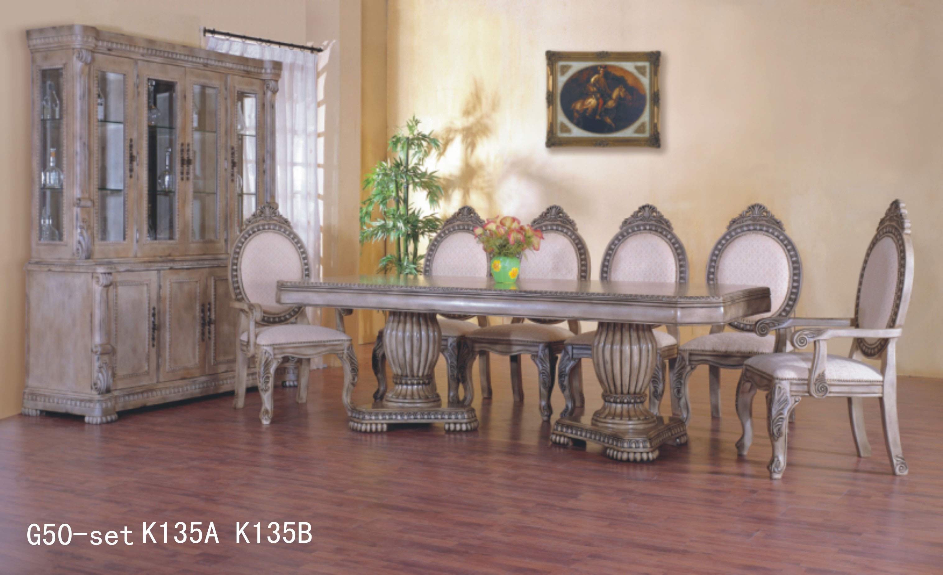 american european  style  furniture dining table chair