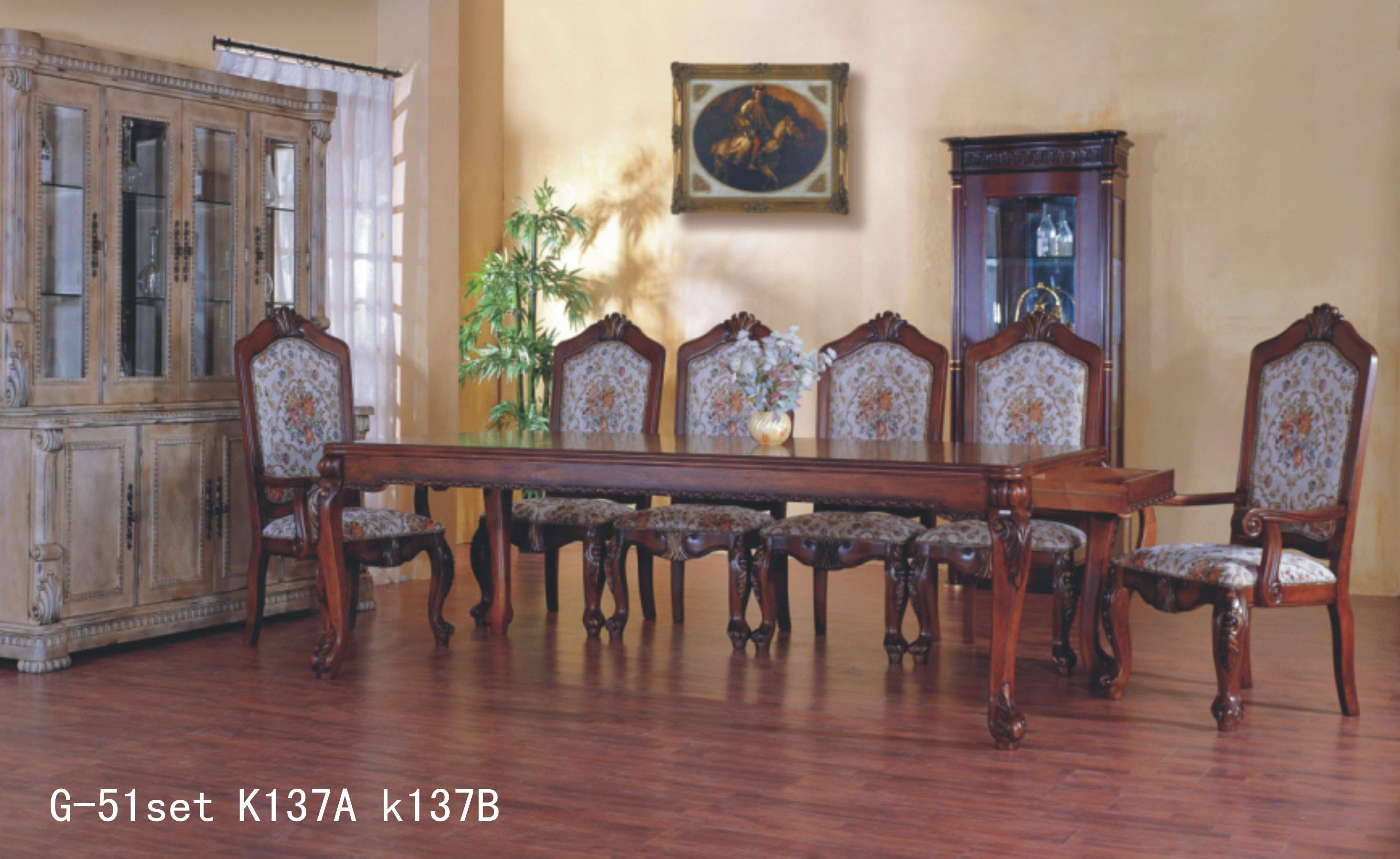 american european  style  furniture dining table chair