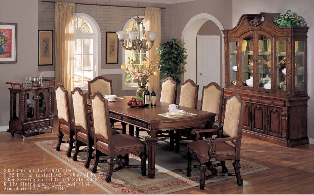 american european  style  furniture dining table chair
