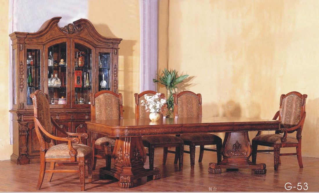 american european  style  furniture dining table chair