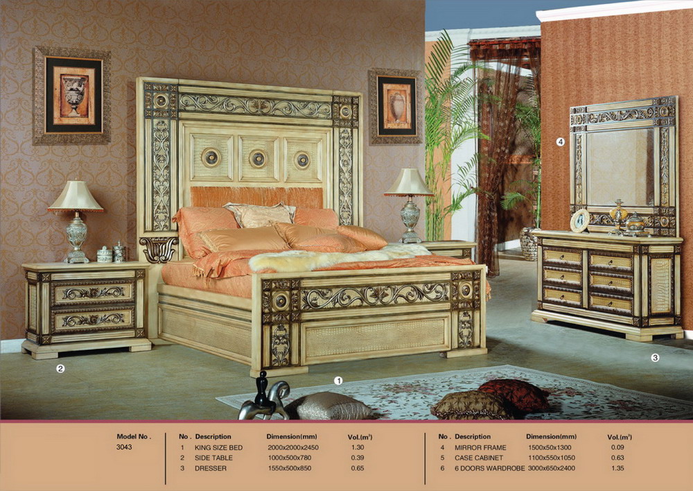 middle east   style  furniture bedroom set 