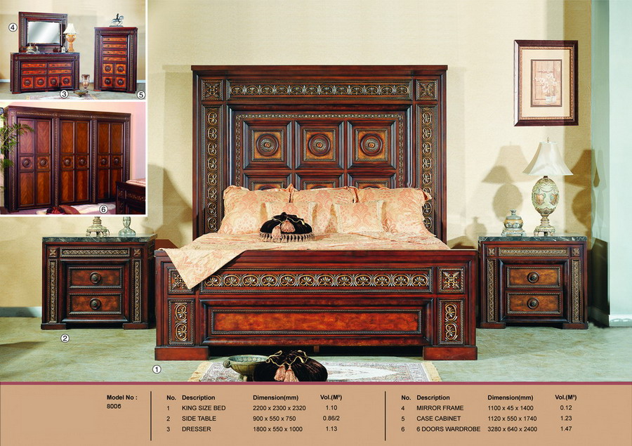 middle east   style  furniture bedroom set 