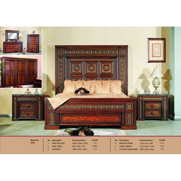 middle east   style  furniture bedroom set 