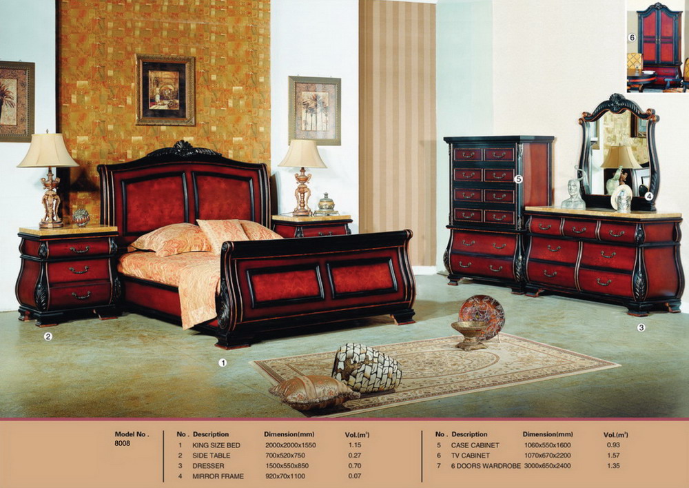 middle east   style  furniture bedroom set 