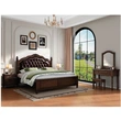american european  style  bedroom set bed bedside cabinet dresser mirror stool wardrobe closet