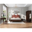 american european  style  bedroom set bed bedside cabinet dresser mirror stool wardrobe closet