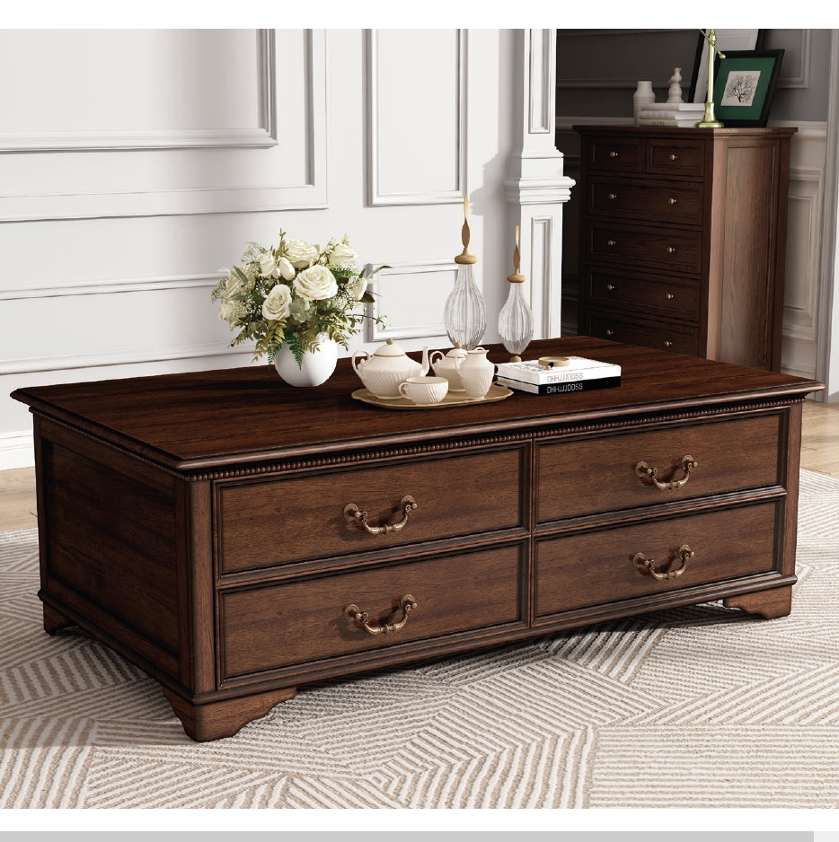 american european  style  coffee table