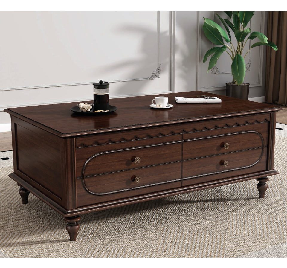 american european  style  coffee table
