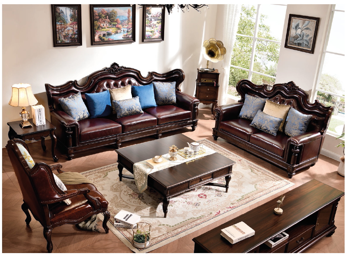 american european  style  sofa