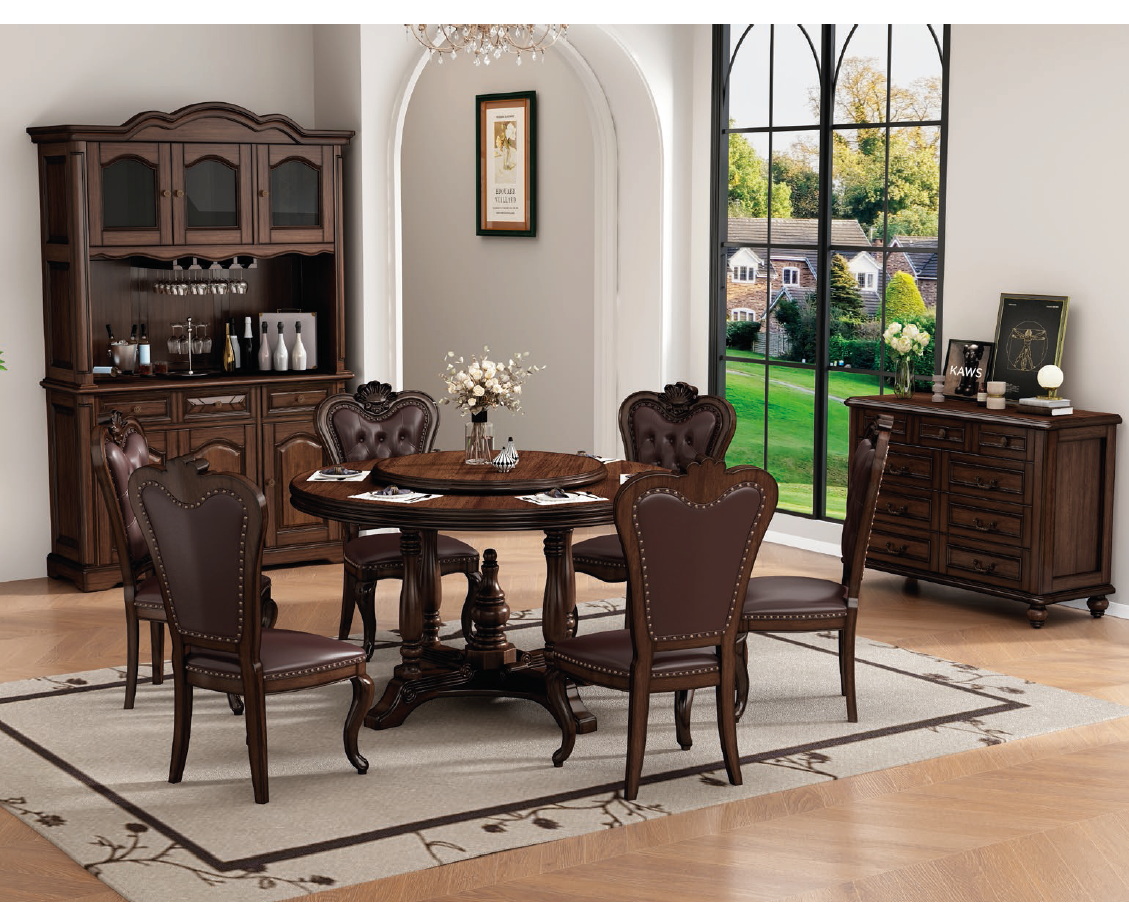 american european  style  dining room set dining table chair