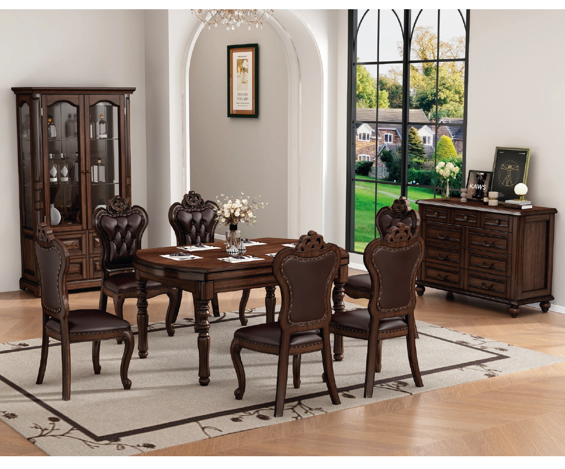 american european  style  dining room set dining table chair