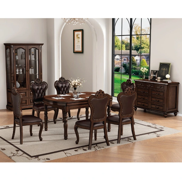 american european  style  dining room set dining table chair